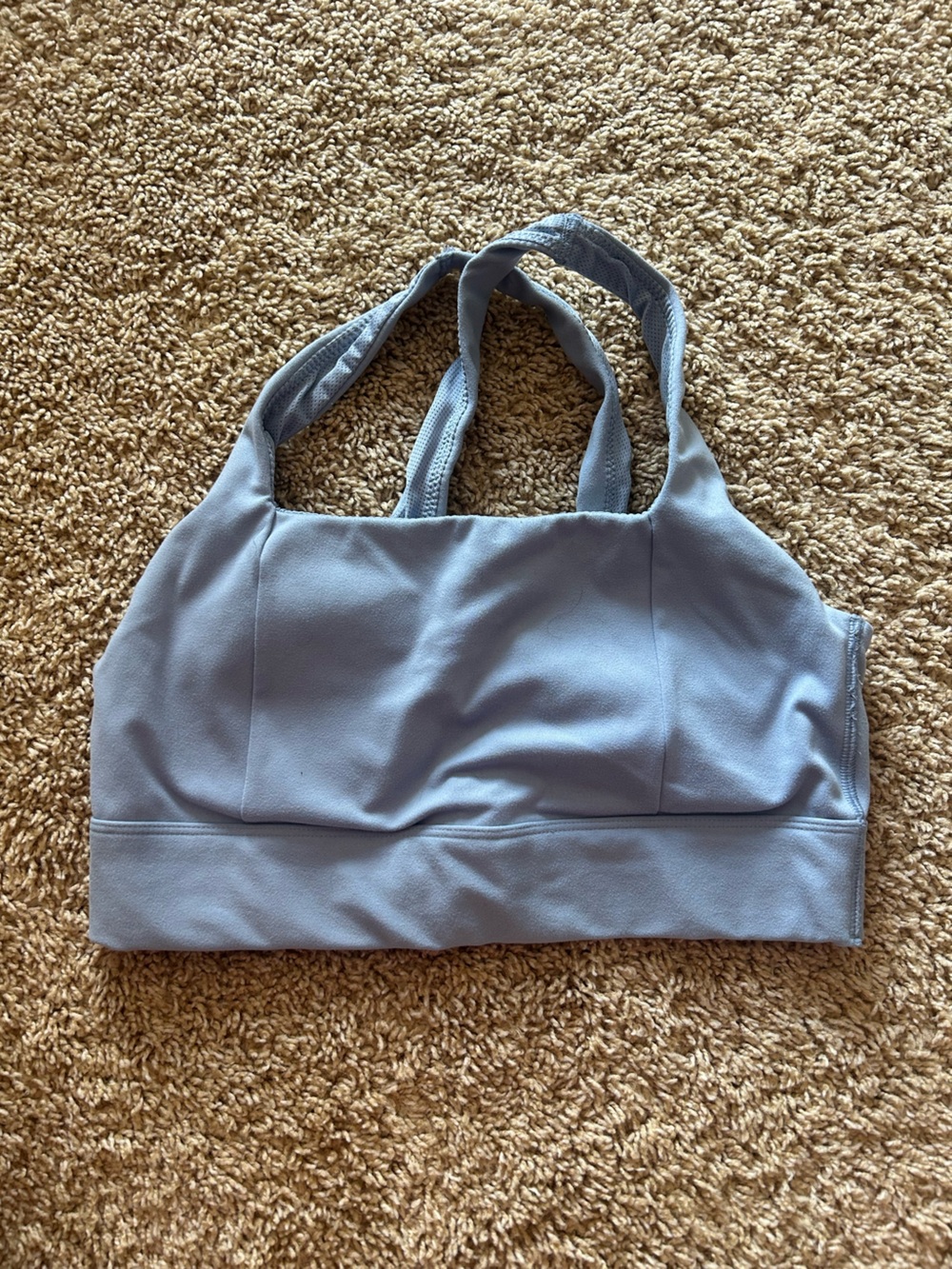 Light Blue Padded Sports Bra